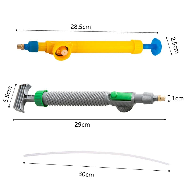 High-Pressure Garden Watering Sprayer Gun | Irrigation Spray Head for Flowers, Plants, Lawn, Juice Bottles, Plastic Trolley