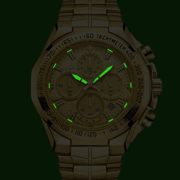 Relogio Masculino WWOOR Mens Watches 2024 Top Brand Luxury Wrist Watches For Men Gold Big Golden Male Chronograph Wristwatch Man