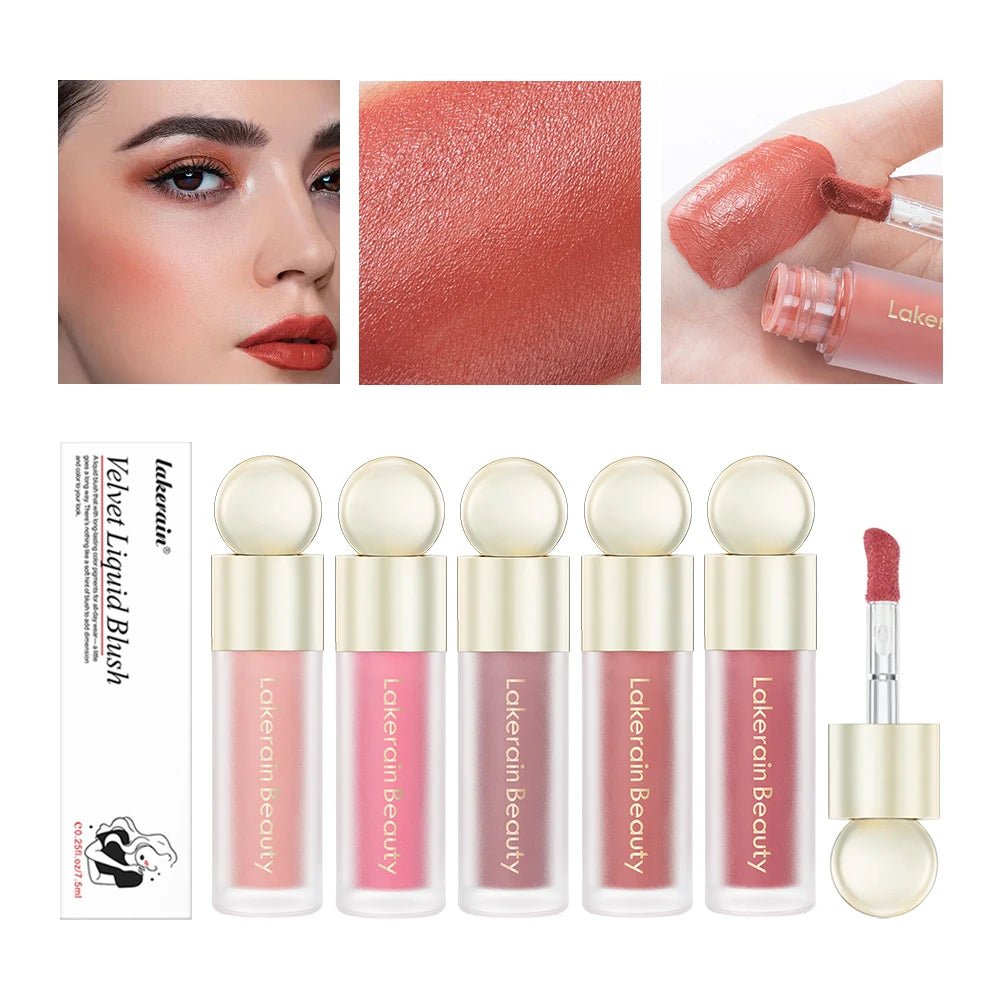 Blush Liquid Blusher Real Makeup Blush Matte Palette Blusher Cosmetics Products Liquid Cream Stick Pink Face raremakeup Beauty - TheGlamTrend200001176:2000055360404Blush Liquid Blusher Real Makeup Blush Matte Palette Blusher Cosmetics Products Liquid Cream Stick Pink Face raremakeup Beauty