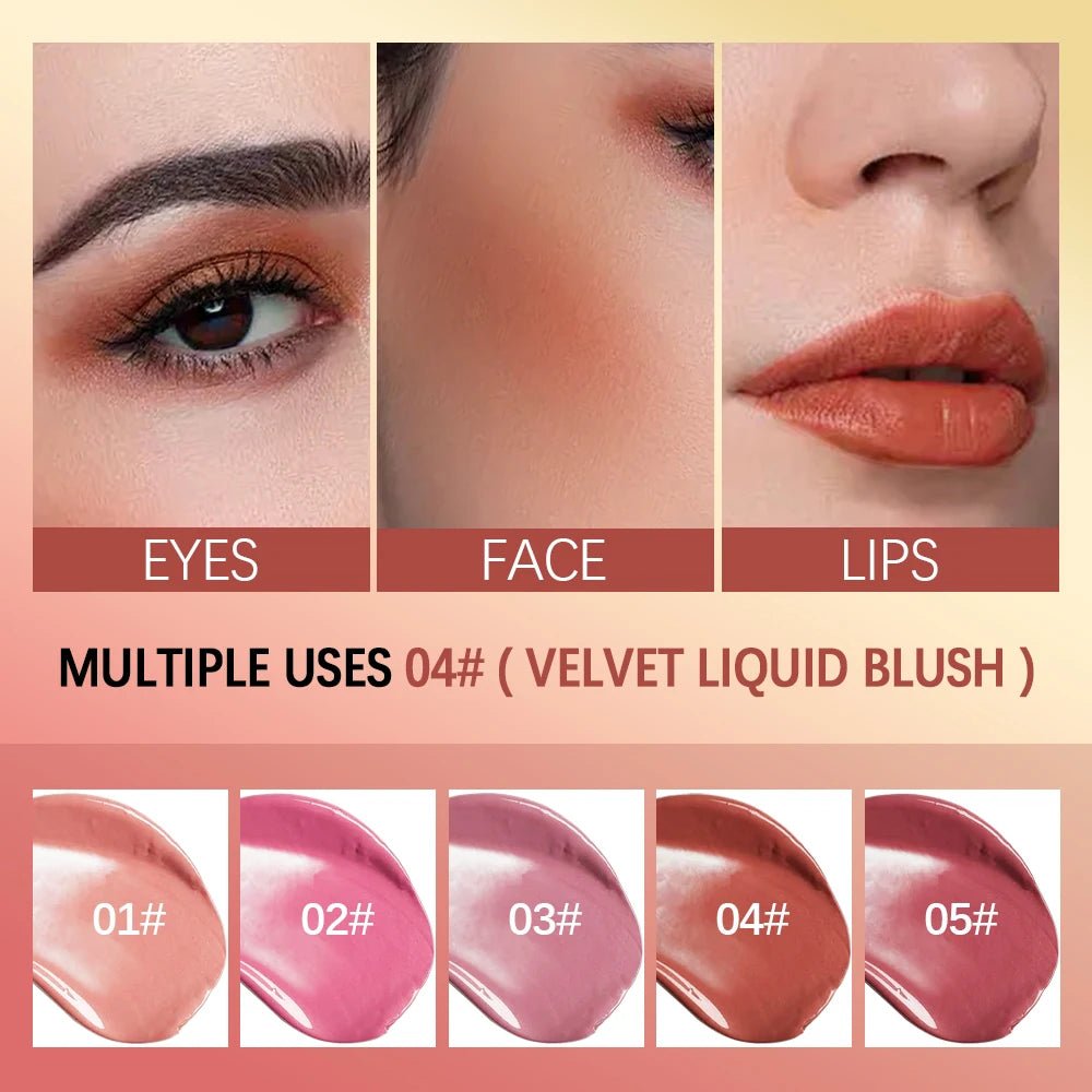 Blush Liquid Blusher Real Makeup Blush Matte Palette Blusher Cosmetics Products Liquid Cream Stick Pink Face raremakeup Beauty - TheGlamTrend200001176:2000055360404Blush Liquid Blusher Real Makeup Blush Matte Palette Blusher Cosmetics Products Liquid Cream Stick Pink Face raremakeup Beauty