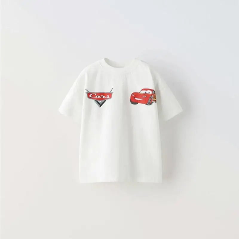 Car Cartoon Tees Tops For Boy Clothing Summer Fashion Children Short Sleeve Clothes Printed Pattern T-shirts Loose Casual Tshirt - TheGlamTrend14:1254P65;200000463:20066189612MP6512MCar Cartoon Tees Tops For Boy Clothing Summer Fashion Children Short Sleeve Clothes Printed Pattern T-shirts Loose Casual Tshirt