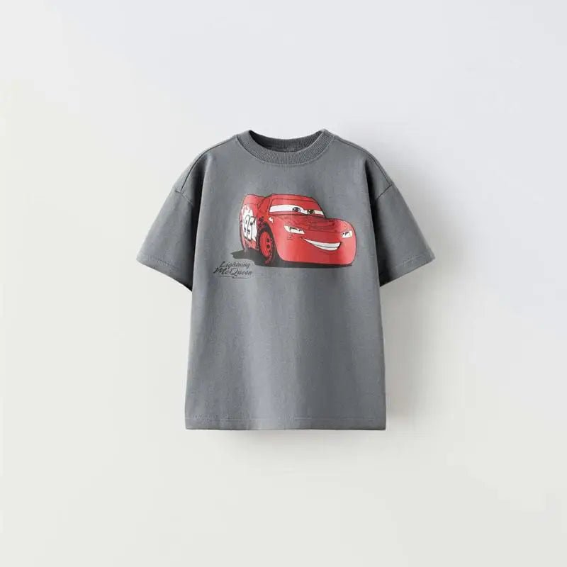 Car Cartoon Tees Tops For Boy Clothing Summer Fashion Children Short Sleeve Clothes Printed Pattern T-shirts Loose Casual Tshirt - TheGlamTrend14:173P66;200000463:2001691979MP669MCar Cartoon Tees Tops For Boy Clothing Summer Fashion Children Short Sleeve Clothes Printed Pattern T-shirts Loose Casual Tshirt