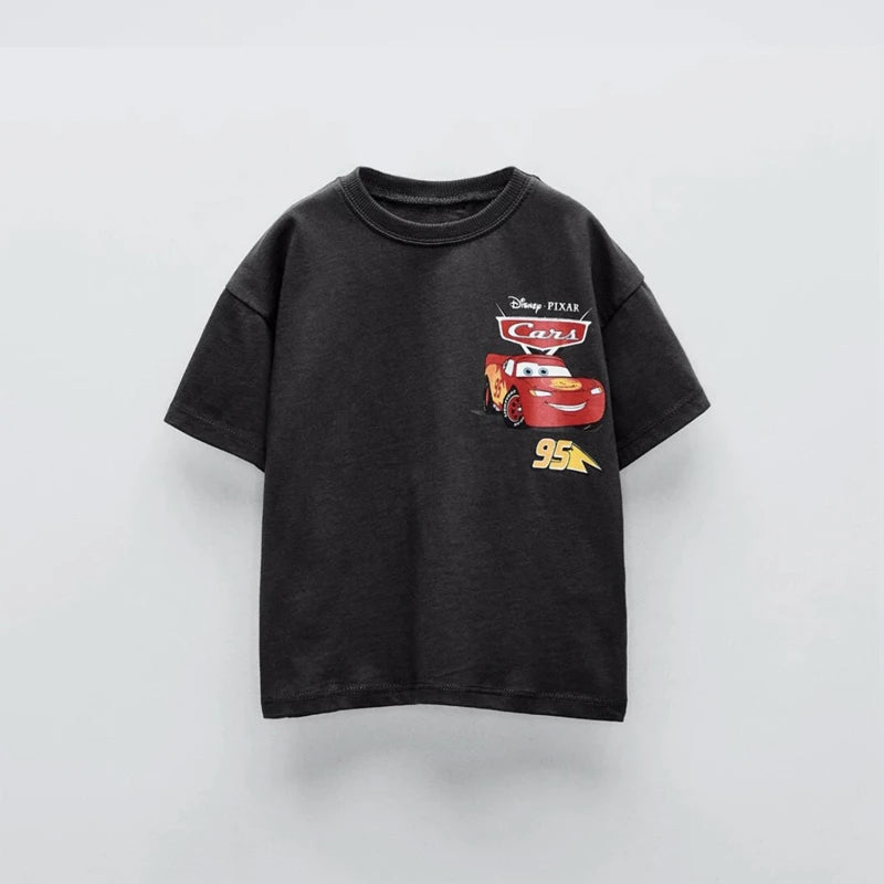 Car Cartoon Tees Tops For Boy Clothing Summer Fashion Children Short Sleeve Clothes Printed Pattern T-shirts Loose Casual Tshirt - TheGlamTrend14:771P86;200000463:20066189718MP8618MCar Cartoon Tees Tops For Boy Clothing Summer Fashion Children Short Sleeve Clothes Printed Pattern T-shirts Loose Casual Tshirt