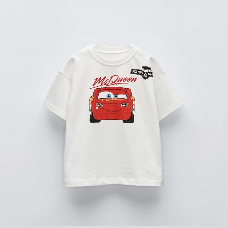Car Cartoon Tees Tops For Boy Clothing Summer Fashion Children Short Sleeve Clothes Printed Pattern T-shirts Loose Casual Tshirt - TheGlamTrend14:771P86;200000463:20066189718MP8618MCar Cartoon Tees Tops For Boy Clothing Summer Fashion Children Short Sleeve Clothes Printed Pattern T-shirts Loose Casual Tshirt