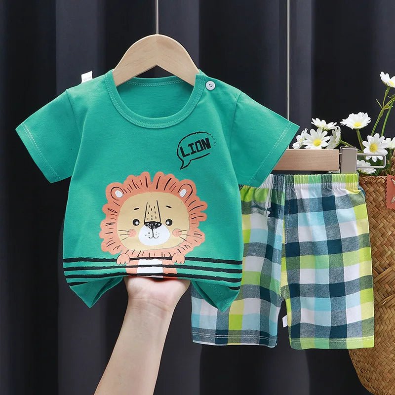 Child Clothing Sets Boys Cartoon Print Tshirt Simple Fashion Tees Shorts New Cute Tops Tracksuits Kids Short Sleeve Tops Shorts - TheGlamTrend14:200004889p41;200000463:200661897p4118MChild Clothing Sets Boys Cartoon Print Tshirt Simple Fashion Tees Shorts New Cute Tops Tracksuits Kids Short Sleeve Tops Shorts