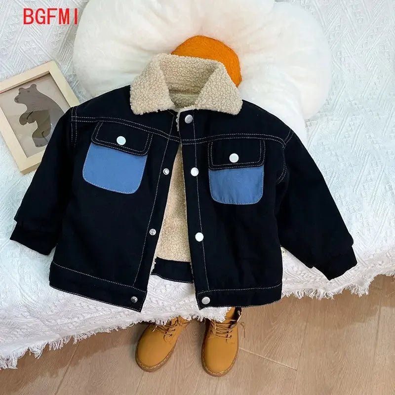 Children's Clothing Korean Kids Winter Clothes for Girls Plush Baby Coats Autumn Fashion Jacket for Boy Warm Kid Outerwear 0 - 5Y - TheGlamTrend14:933;200000463:200004193110cmCoffee110cmChildren's Clothing Korean Kids Winter Clothes for Girls Plush Baby Coats Autumn Fashion Jacket for Boy Warm Kid Outerwear 0 - 5Y
