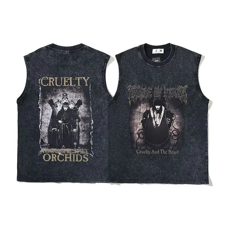 Designer T Shirt Tee Workout Shirts American Washed Tank Top Dark Man Ins Vintage Retro Sleeveless Short Sleeve Ins Tops Unisex - TheGlamTrend14:3508506;5:1000140656XLDesigner T Shirt Tee Workout Shirts American Washed Tank Top Dark Man Ins Vintage Retro Sleeveless Short Sleeve Ins Tops Unisex
