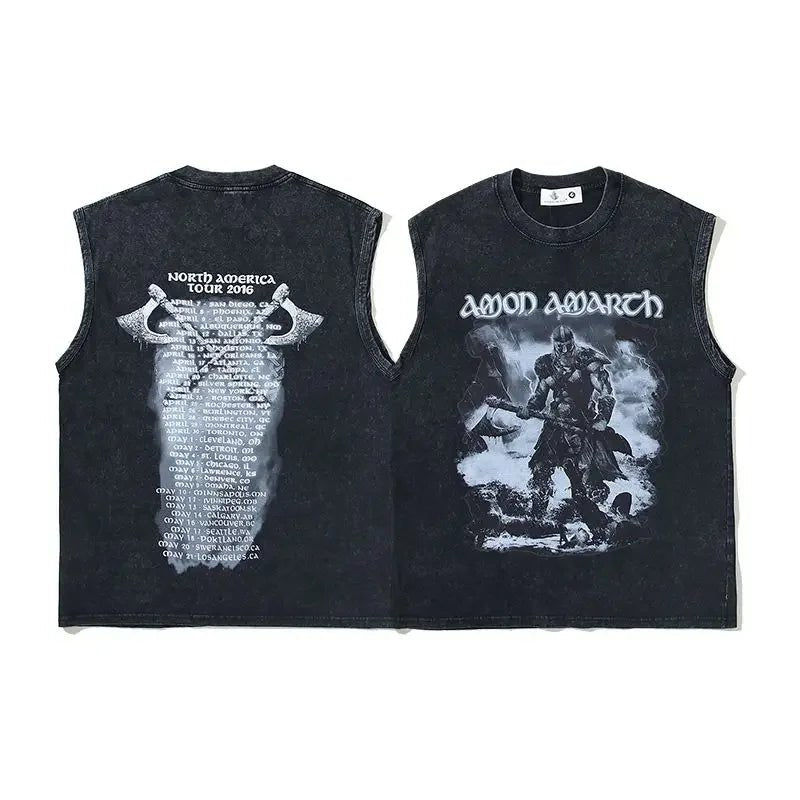Designer T Shirt Tee Workout Shirts American Washed Tank Top Dark Man Ins Vintage Retro Sleeveless Short Sleeve Ins Tops Unisex - TheGlamTrend14:7711;5:41821XXLDesigner T Shirt Tee Workout Shirts American Washed Tank Top Dark Man Ins Vintage Retro Sleeveless Short Sleeve Ins Tops Unisex