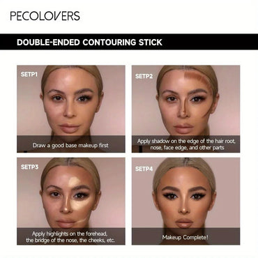 Double Head Highlight Pen Face Make Up Liquid Waterproof Contouring Foundation Contour Makeup Concealer Stick Pencil Cosmetics - TheGlamTrend200001176:2000001950202Double Head Highlight Pen Face Make Up Liquid Waterproof Contouring Foundation Contour Makeup Concealer Stick Pencil Cosmetics