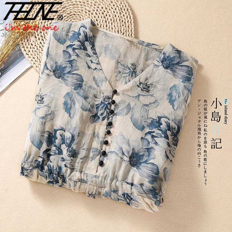 Dresses for Women Summer Casual Loose Print V Neck Short Sleeve Ropa de Mujer Pullover Robe Vestidos Cotton Vintage A - line Dress - TheGlamTrend14:173XJM3LC060A69901;5:361386XJM3LC060A69901MDresses for Women Summer Casual Loose Print V Neck Short Sleeve Ropa de Mujer Pullover Robe Vestidos Cotton Vintage A - line Dress