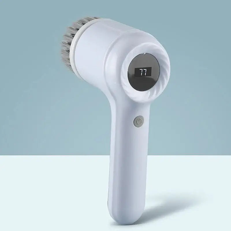 Electric Spin Scrubber, Bathroom Cordless Cleaning Brush Power Scrubber with 5 Replaceable Brush Heads, Electric Cleaning Brush - TheGlamTrend14:691Light GreyLight GreyElectric Spin Scrubber, Bathroom Cordless Cleaning Brush Power Scrubber with 5 Replaceable Brush Heads, Electric Cleaning Brush