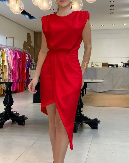 Elegant Evening Party Dresses for Women Sexy Cap Sleeve Ruched Casual Dress New Fashion 2024 Casual Female Clothing Outfits - TheGlamTrend14:193B;5:100014064XLBXLElegant Evening Party Dresses for Women Sexy Cap Sleeve Ruched Casual Dress New Fashion 2024 Casual Female Clothing Outfits
