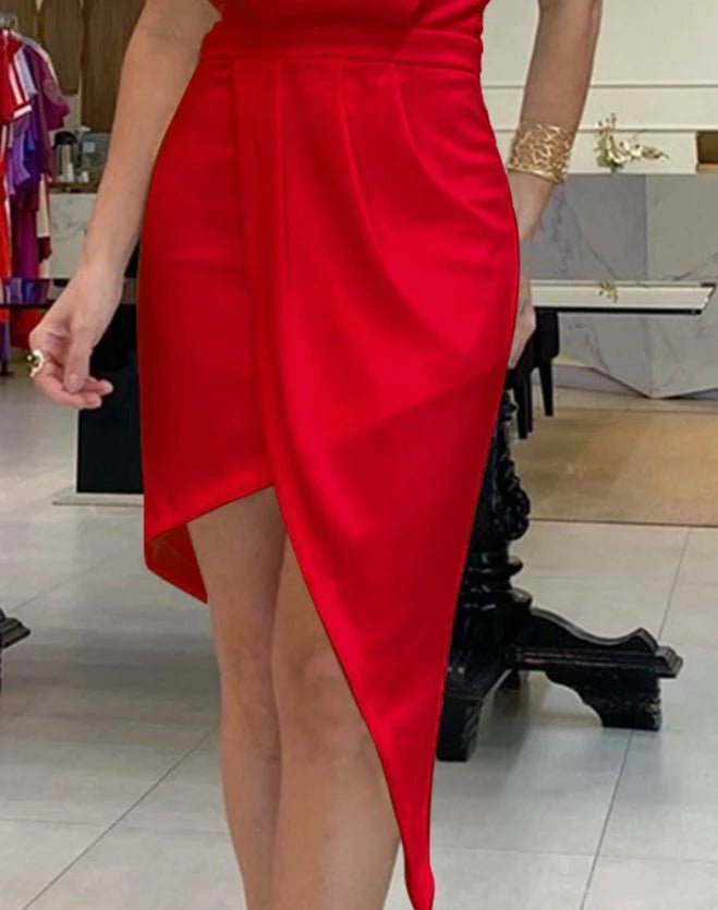 Elegant Evening Party Dresses for Women Sexy Cap Sleeve Ruched Casual Dress New Fashion 2024 Casual Female Clothing Outfits - TheGlamTrend14:771A;5:200000989SASElegant Evening Party Dresses for Women Sexy Cap Sleeve Ruched Casual Dress New Fashion 2024 Casual Female Clothing Outfits