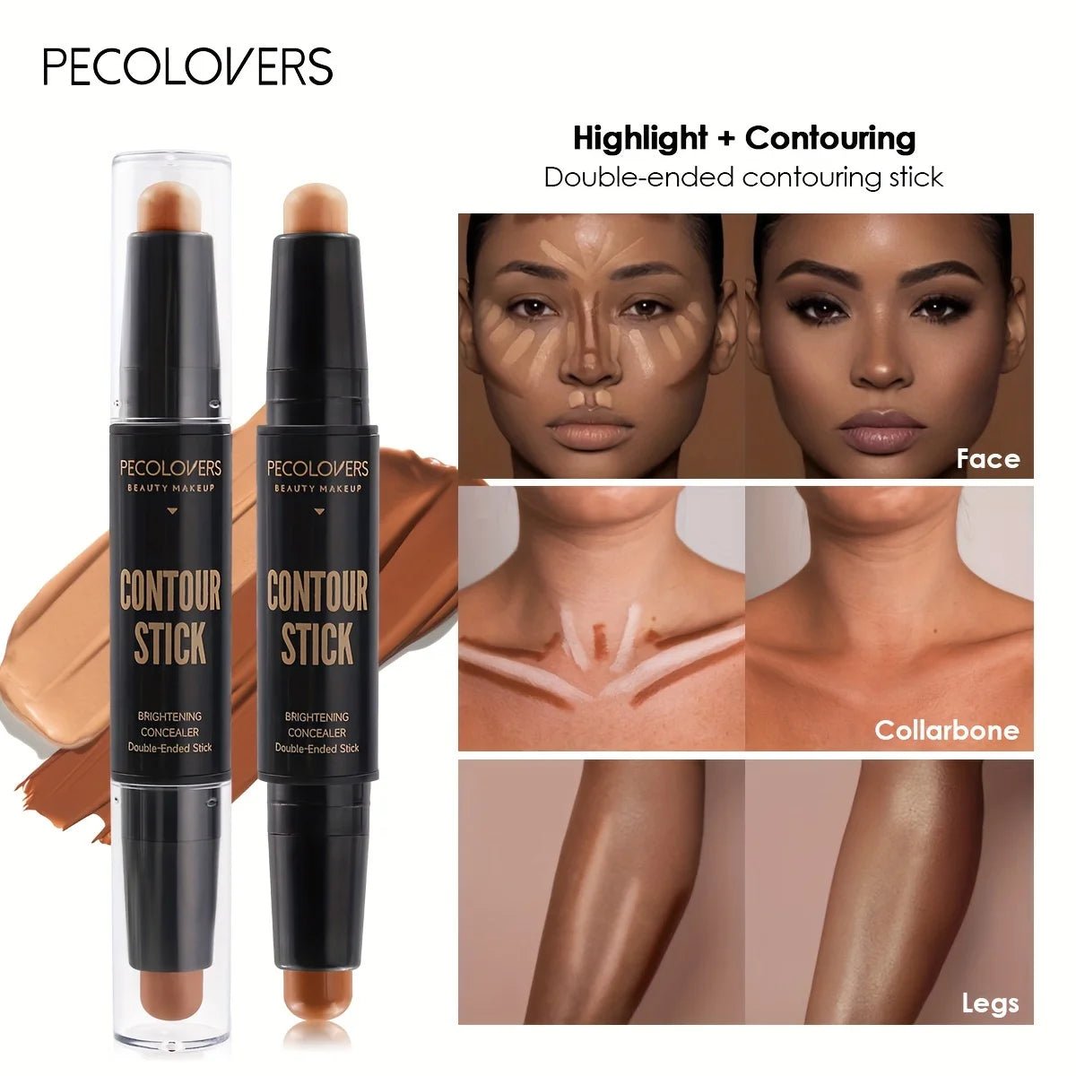 Face Concealer Contouring For Face Bronzer Beauty Contour Makeup Base Foundation Cream For Women's Cosmetics New - TheGlamTrend200001176:2000048890202Face Concealer Contouring For Face Bronzer Beauty Contour Makeup Base Foundation Cream For Women's Cosmetics New