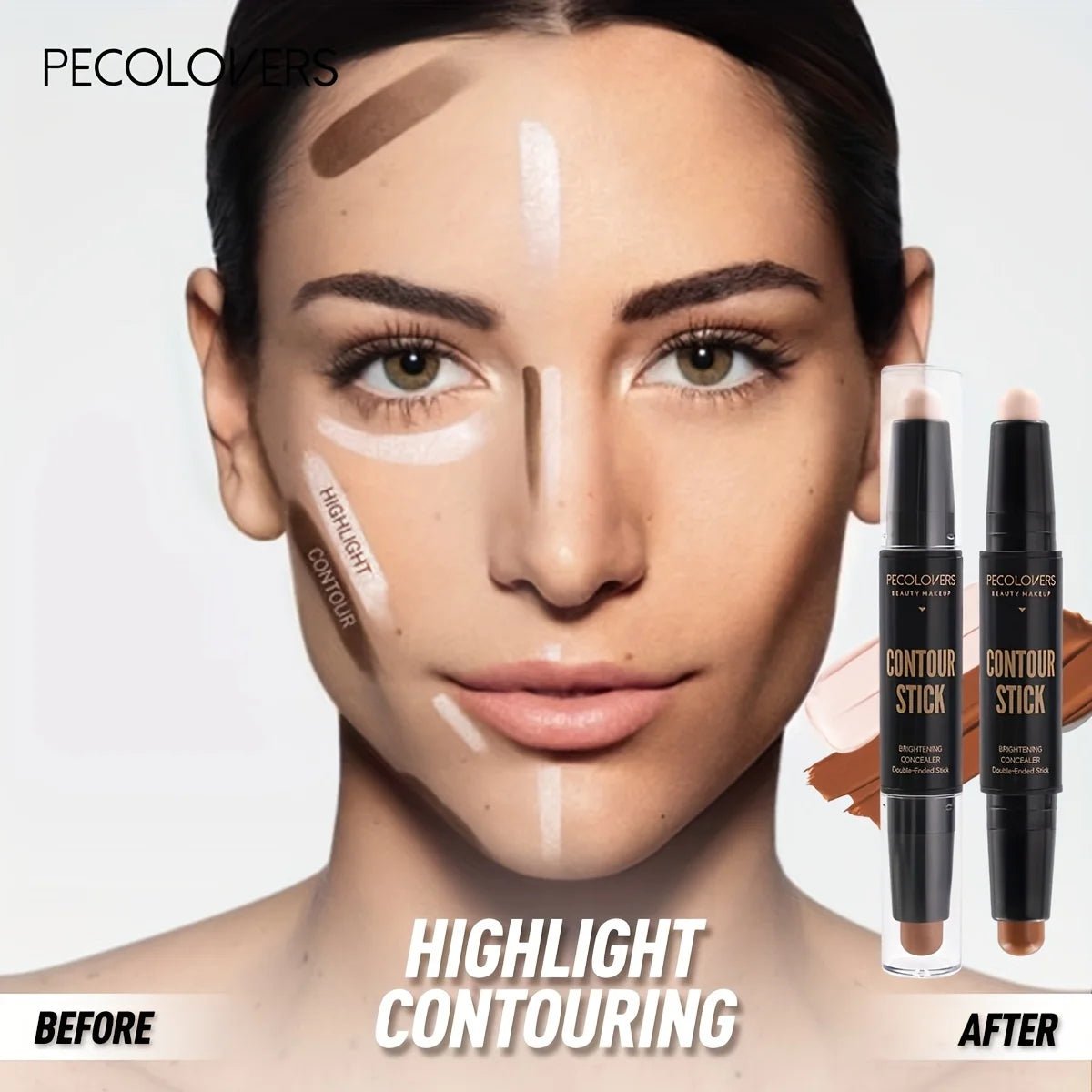 Face Concealer Contouring For Face Bronzer Beauty Contour Makeup Base Foundation Cream For Women's Cosmetics New - TheGlamTrend200001176:2000048890202Face Concealer Contouring For Face Bronzer Beauty Contour Makeup Base Foundation Cream For Women's Cosmetics New