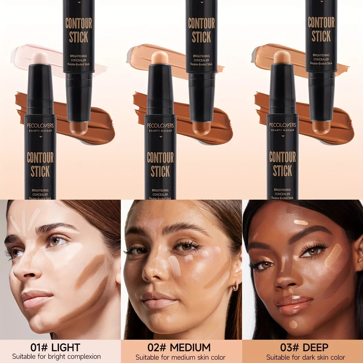 Face Concealer Contouring For Face Bronzer Beauty Contour Makeup Base Foundation Cream For Women's Cosmetics New - TheGlamTrend200001176:2000048890202Face Concealer Contouring For Face Bronzer Beauty Contour Makeup Base Foundation Cream For Women's Cosmetics New