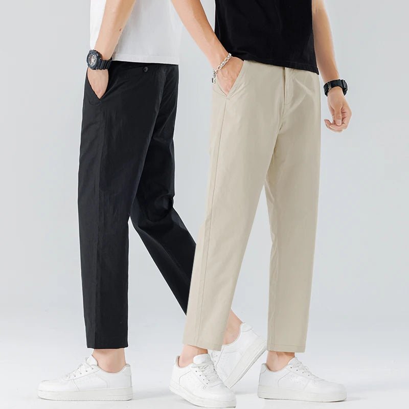 Fashion Men's Summer Trousers | Loose Straight Fit | Quick - Dry Breathable Weave | Perfect For Urban Casual Looks Daily Runs - TheGlamTrend14:1254;5:100014065SKY BLUEXLFashion Men's Summer Trousers | Loose Straight Fit | Quick - Dry Breathable Weave | Perfect For Urban Casual Looks Daily Runs