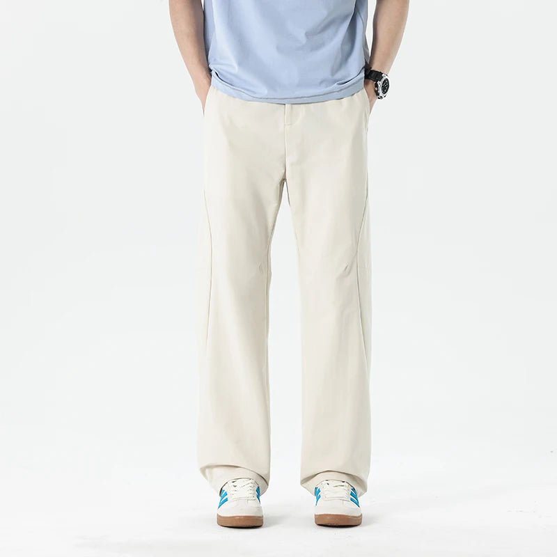 Fashion Men's Summer Trousers | Loose Straight Fit | Quick - Dry Breathable Weave | Perfect For Urban Casual Looks Daily Runs - TheGlamTrend14:200001951;5:100014065ChampagneXLFashion Men's Summer Trousers | Loose Straight Fit | Quick - Dry Breathable Weave | Perfect For Urban Casual Looks Daily Runs