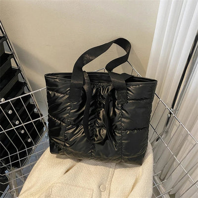 Fashion Tote Handbags for Women Black Large Capacity Soft Rhombus Bags Vinatge Quilted Shoulder Bag Purse for Travel Shopping - TheGlamTrend14:193blackFashion Tote Handbags for Women Black Large Capacity Soft Rhombus Bags Vinatge Quilted Shoulder Bag Purse for Travel Shopping