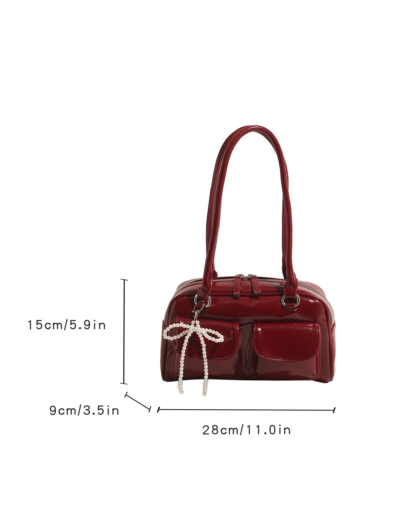 Fashionable Underarm Bow Bag for Women 2024 Korean Edition New Simple Leisure Pillow Bag Trendy Versatile Shoulder Bag - TheGlamTrend14:193blackFashionable Underarm Bow Bag for Women 2024 Korean Edition New Simple Leisure Pillow Bag Trendy Versatile Shoulder Bag