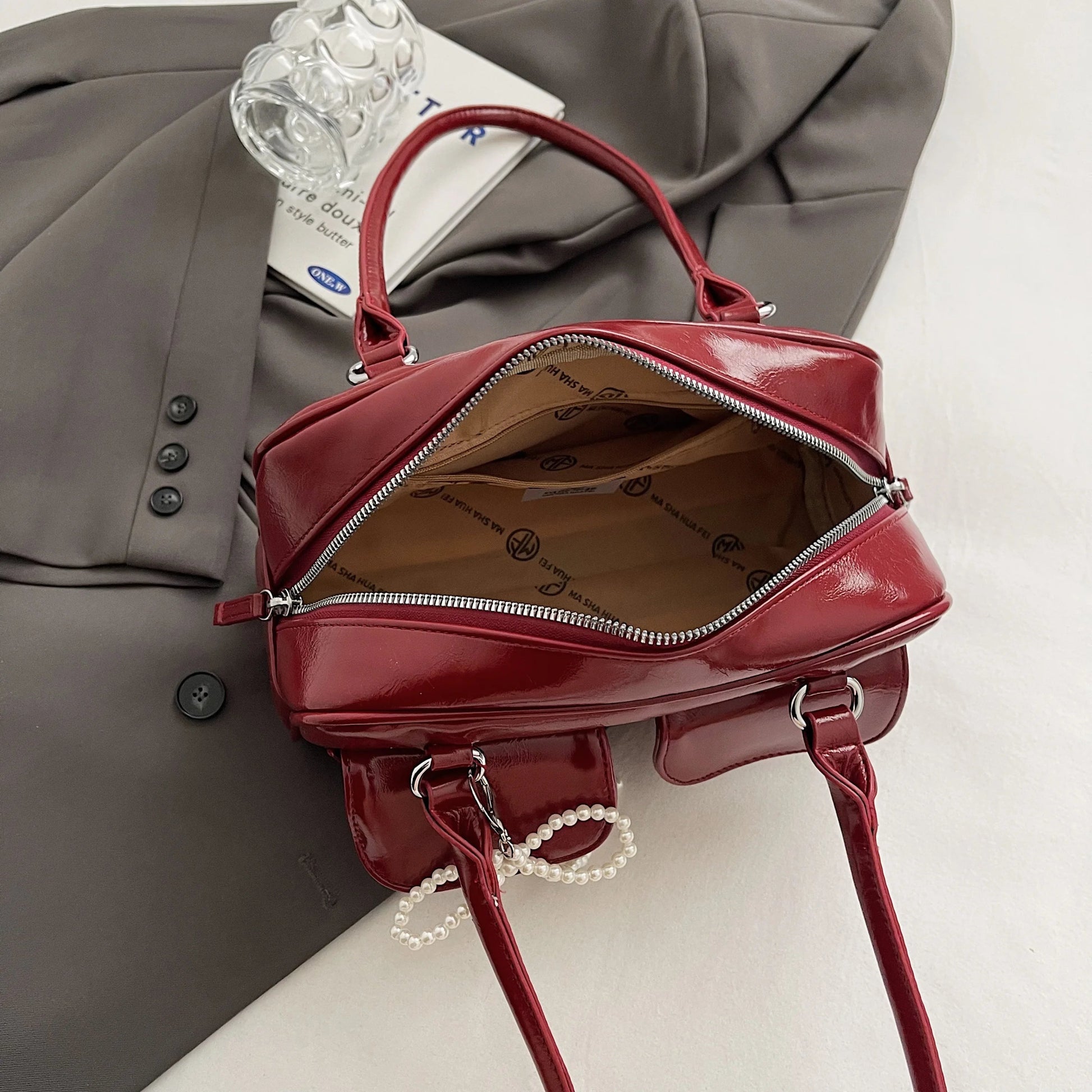 Fashionable Underarm Bow Bag for Women 2024 Korean Edition New Simple Leisure Pillow Bag Trendy Versatile Shoulder Bag - TheGlamTrend14:193blackFashionable Underarm Bow Bag for Women 2024 Korean Edition New Simple Leisure Pillow Bag Trendy Versatile Shoulder Bag