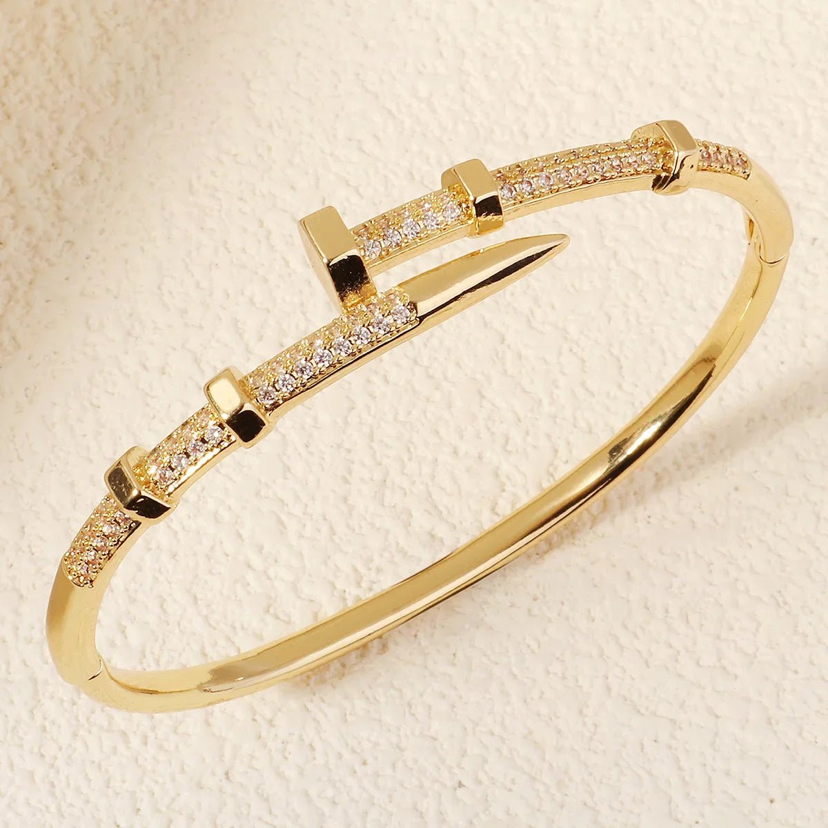 Female Jewelry Nail Bracelets Trendy Bracelet Zircon Screw Bracelet For Women Everyday Party Festive Jewelry As Gifts - TheGlamTrend200001033:361180BS - J5507GBS - J5507GFemale Jewelry Nail Bracelets Trendy Bracelet Zircon Screw Bracelet For Women Everyday Party Festive Jewelry As Gifts