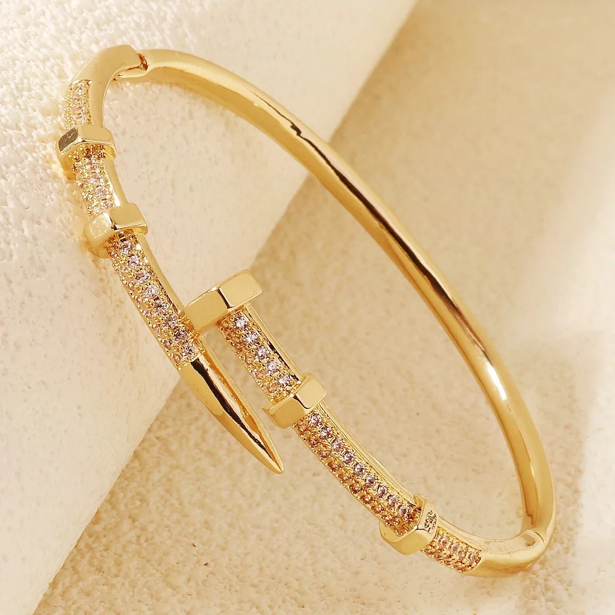 Female Jewelry Nail Bracelets Trendy Bracelet Zircon Screw Bracelet For Women Everyday Party Festive Jewelry As Gifts - TheGlamTrend200001033:361181BS - J5507SBS - J5507SFemale Jewelry Nail Bracelets Trendy Bracelet Zircon Screw Bracelet For Women Everyday Party Festive Jewelry As Gifts