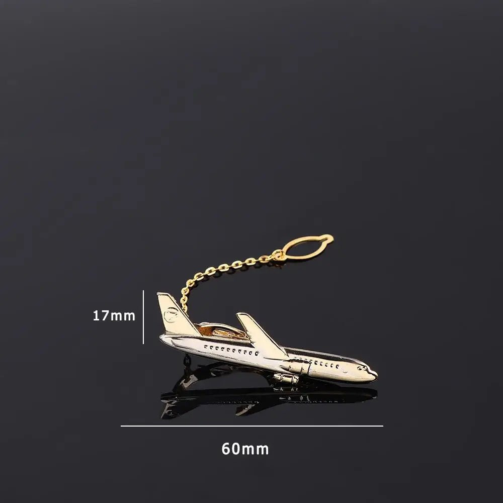 Gentleman Fashion Airplane Shape Accessories Jewelry Wedding Gifts Necktie Clip Shirt Tie Pin Aircraft Clips Men Tie Clip - TheGlamTrend200001033:200004862 - Gentleman Fashion Airplane Shape Accessories Jewelry Wedding Gifts Necktie Clip Shirt Tie Pin Aircraft Clips Men Tie Clip