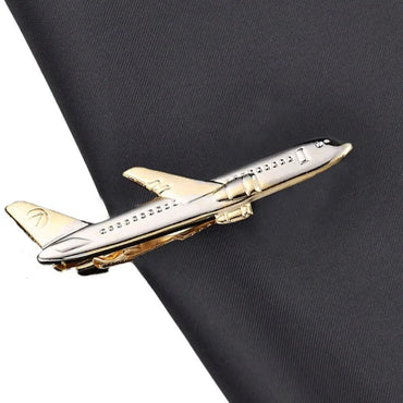 Gentleman Fashion Airplane Shape Accessories Jewelry Wedding Gifts Necktie Clip Shirt Tie Pin Aircraft Clips Men Tie Clip - TheGlamTrend200001033:200004862 - Gentleman Fashion Airplane Shape Accessories Jewelry Wedding Gifts Necktie Clip Shirt Tie Pin Aircraft Clips Men Tie Clip
