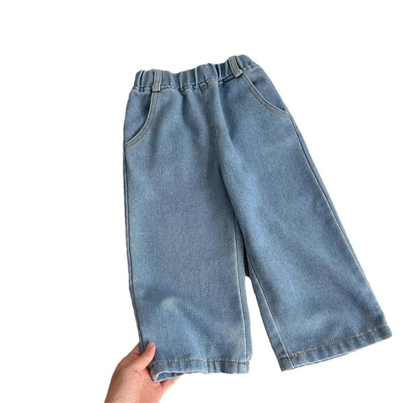 Girls Jeans Long Trousers Kids Pants Cotton 2024 Fashion Spring Autumn Baby's Teenagers Sport High Quality Children's Clothing - TheGlamTrend14:771Blue;200000463:200004187Blue2TGirls Jeans Long Trousers Kids Pants Cotton 2024 Fashion Spring Autumn Baby's Teenagers Sport High Quality Children's Clothing