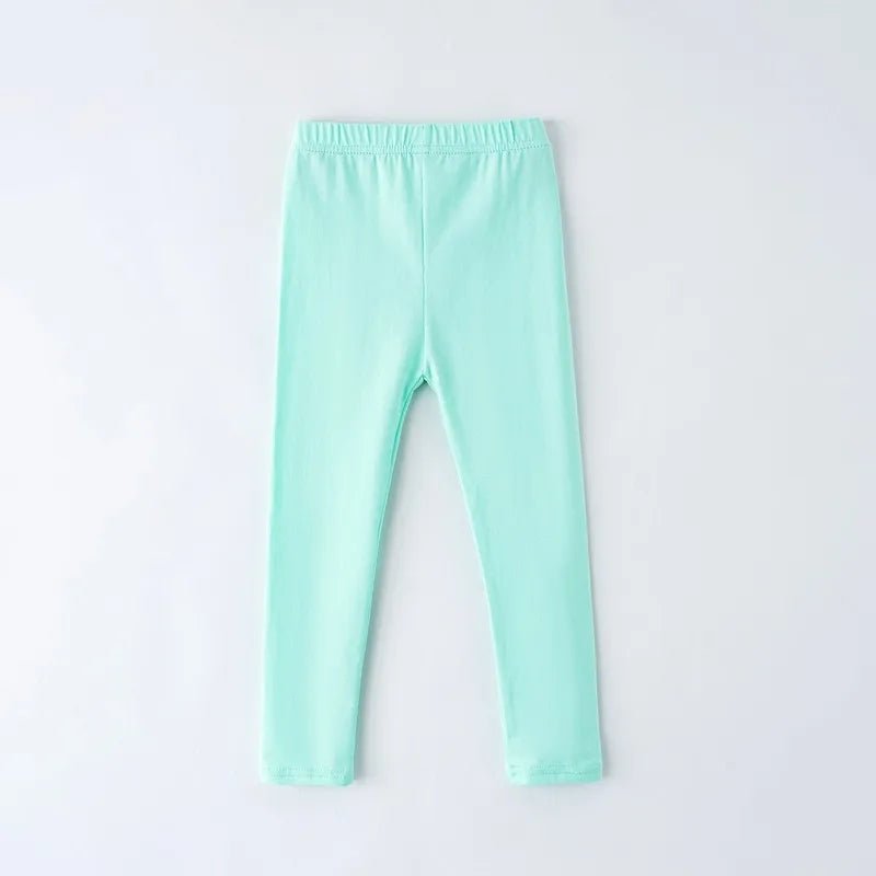 Girls' Leggings For Spring And Summer Suitable For Wearing Outside. They Are Thin - Style, Slim - fitting long Trousers For Childre - TheGlamTrend14:1052green;200000463:200004207130(7T)green130(7T)Girls' Leggings For Spring And Summer Suitable For Wearing Outside. They Are Thin - Style, Slim - fitting long Trousers For Childre