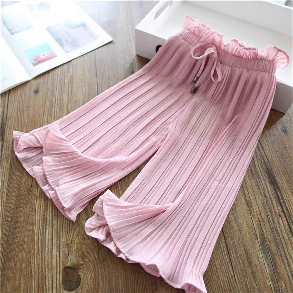 Girls Wide - legged Trousers Children's Kids Points Anti - mosquito Trousers Little Girl Trousers Summer Casual Trousers 3 - 13 Years - TheGlamTrend14:1254QQ156 - Pink;200000463:200004191160QQ156 - Pink160Girls Wide - legged Trousers Children's Kids Points Anti - mosquito Trousers Little Girl Trousers Summer Casual Trousers 3 - 13 Years