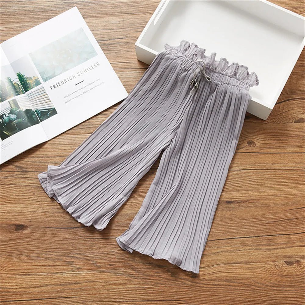 Girls Wide - legged Trousers Children's Kids Points Anti - mosquito Trousers Little Girl Trousers Summer Casual Trousers 3 - 13 Years - TheGlamTrend14:350850QQ156 - Gray;200000463:200004191160QQ156 - Gray160Girls Wide - legged Trousers Children's Kids Points Anti - mosquito Trousers Little Girl Trousers Summer Casual Trousers 3 - 13 Years