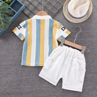 Kids Boys Clothing Sets Baby Tee Shirt + Pants Infant Toddler Children Casual Wear T-shirt + Shorts Outfits Suits 1 - 4 Years - TheGlamTrend14:366Yellow;200000463:2001691979 - 12 MonthsYellow9 - 12 MonthsKids Boys Clothing Sets Baby Tee Shirt + Pants Infant Toddler Children Casual Wear T-shirt + Shorts Outfits Suits 1 - 4 Years