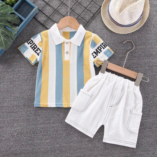 Kids Boys Clothing Sets Baby Tee Shirt + Pants Infant Toddler Children Casual Wear T-shirt + Shorts Outfits Suits 1 - 4 Years - TheGlamTrend14:366Yellow;200000463:2001691979 - 12 MonthsYellow9 - 12 MonthsKids Boys Clothing Sets Baby Tee Shirt + Pants Infant Toddler Children Casual Wear T-shirt + Shorts Outfits Suits 1 - 4 Years