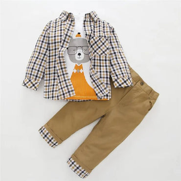 Kids BoysClothes Children Plaid Coat+T-Shirt+Pants 3pcs Baby Suits Toddler Boy Clothing Spring Autumn Outerwear Costume BC1034 - TheGlamTrend14:7713PCS;200000463:2000041913PCS5Kids BoysClothes Children Plaid Coat+T-Shirt+Pants 3pcs Baby Suits Toddler Boy Clothing Spring Autumn Outerwear Costume BC1034