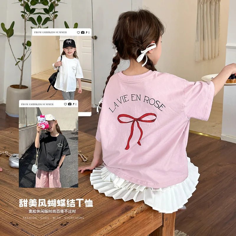 Kids Clothes Girl Children Short Sleeved Girl Clothes Summer T Shirt Tops Children Clothing Boy Cloth Ropa De Niña Ropa De Niño - TheGlamTrend14:771pink;200000463:20000419590cmpink90cmKids Clothes Girl Children Short Sleeved Girl Clothes Summer T Shirt Tops Children Clothing Boy Cloth Ropa De Niña Ropa De Niño