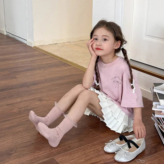 Kids Clothes Girl Children Short Sleeved Girl Clothes Summer T Shirt Tops Children Clothing Boy Cloth Ropa De Niña Ropa De Niño - TheGlamTrend14:771pink;200000463:20000419590cmpink90cmKids Clothes Girl Children Short Sleeved Girl Clothes Summer T Shirt Tops Children Clothing Boy Cloth Ropa De Niña Ropa De Niño