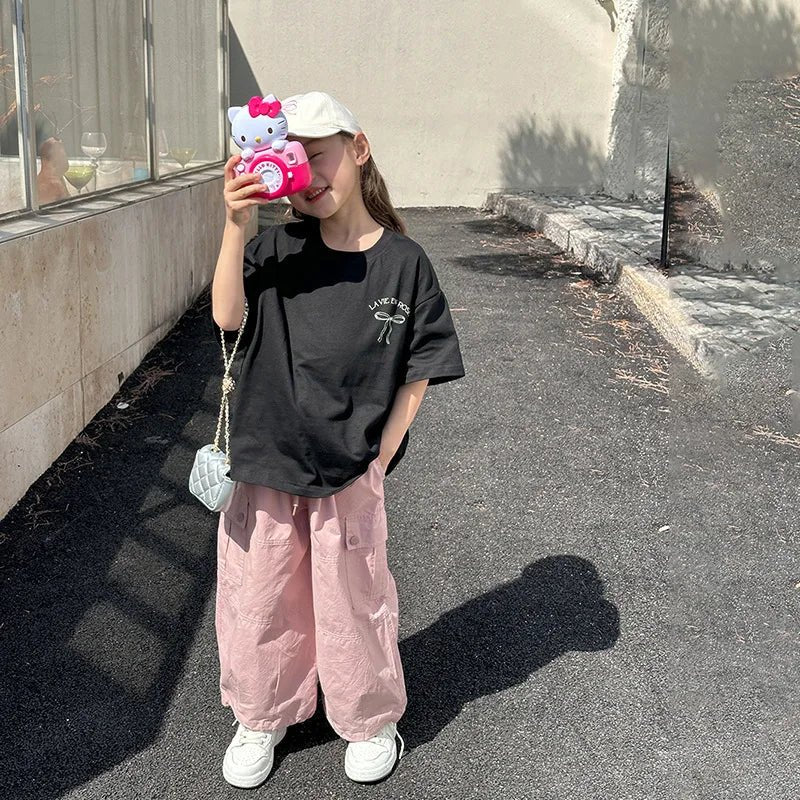 Kids Clothes Girl Children Short Sleeved Girl Clothes Summer T Shirt Tops Children Clothing Boy Cloth Ropa De Niña Ropa De Niño - TheGlamTrend14:771pink;200000463:20000419590cmpink90cmKids Clothes Girl Children Short Sleeved Girl Clothes Summer T Shirt Tops Children Clothing Boy Cloth Ropa De Niña Ropa De Niño