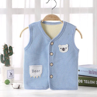 Kids Clothes Waistcoat Children's Vest Boy Girl Thicken Velvet lining Keep Warm Jackets Vest Children's Clothing Autumn Winter - TheGlamTrend14:175Style 3;200000463:2000041969MStyle 39MKids Clothes Waistcoat Children's Vest Boy Girl Thicken Velvet lining Keep Warm Jackets Vest Children's Clothing Autumn Winter