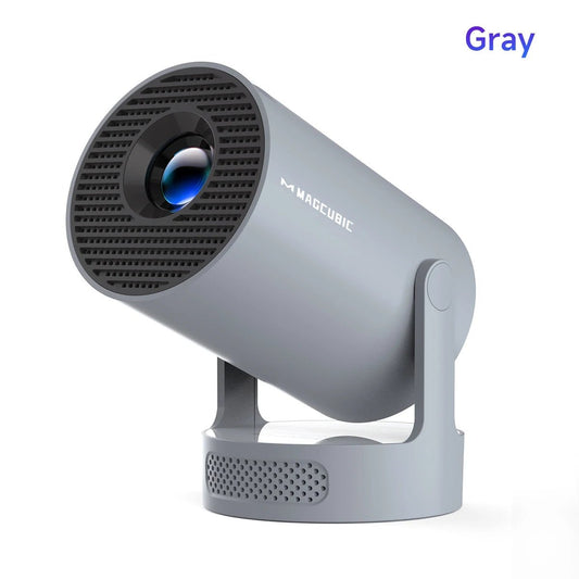 Magcubic Projector Android 11 4K 1280*720P HY300 Pro + Dual Wifi 290ANSI 180°flexible BT5.0 Cinema Outdoor Portable Projector - TheGlamTrend14:202638830HY300 Pro New Grey;200009209:201447606HY300 Pro New GreyAU PlugMagcubic Projector Android 11 4K 1280*720P HY300 Pro + Dual Wifi 290ANSI 180°flexible BT5.0 Cinema Outdoor Portable Projector