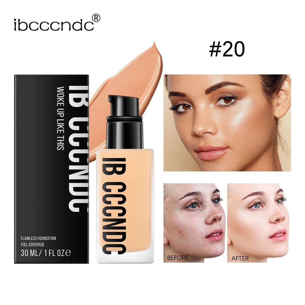 Make Up Foundation Cream for Face High Coverage Foundation Foundations Makeup Waterproof Korean Makeup Base Cosmetic Mist Cc Bb - TheGlamTrend200001176:1254COLOR 20COLOR 20Make Up Foundation Cream for Face High Coverage Foundation Foundations Makeup Waterproof Korean Makeup Base Cosmetic Mist Cc Bb