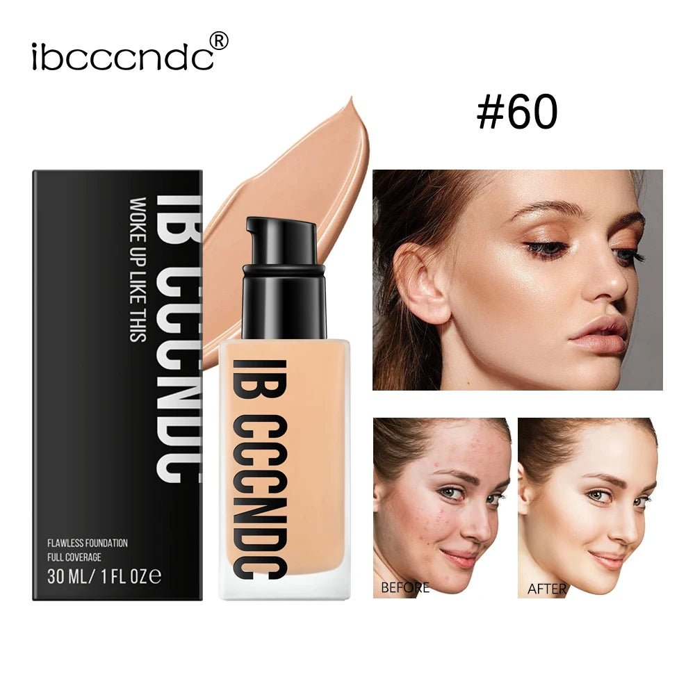 Make Up Foundation Cream for Face High Coverage Foundation Foundations Makeup Waterproof Korean Makeup Base Cosmetic Mist Cc Bb - TheGlamTrend200001176:200005536COLOR 60COLOR 60Make Up Foundation Cream for Face High Coverage Foundation Foundations Makeup Waterproof Korean Makeup Base Cosmetic Mist Cc Bb