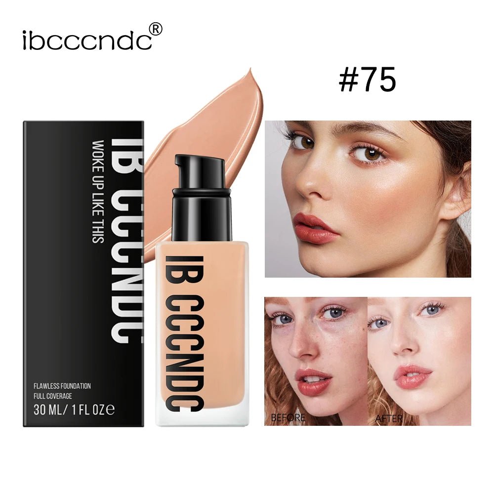 Make Up Foundation Cream for Face High Coverage Foundation Foundations Makeup Waterproof Korean Makeup Base Cosmetic Mist Cc Bb - TheGlamTrend200001176:200006151COLOR 75COLOR 75Make Up Foundation Cream for Face High Coverage Foundation Foundations Makeup Waterproof Korean Makeup Base Cosmetic Mist Cc Bb