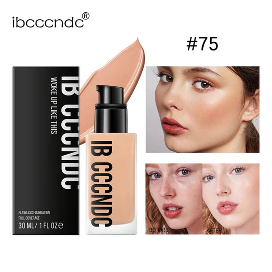 Make Up Foundation Cream for Face High Coverage Foundation Foundations Makeup Waterproof Korean Makeup Base Cosmetic Mist Cc Bb - TheGlamTrend200001176:200006151COLOR 75COLOR 75Make Up Foundation Cream for Face High Coverage Foundation Foundations Makeup Waterproof Korean Makeup Base Cosmetic Mist Cc Bb