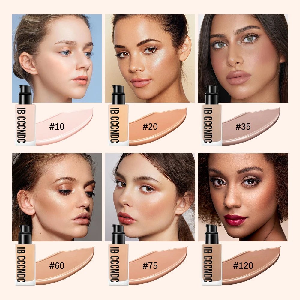 Make Up Foundation Cream for Face High Coverage Foundation Foundations Makeup Waterproof Korean Makeup Base Cosmetic Mist Cc Bb - TheGlamTrend200001176:200006151COLOR 75COLOR 75Make Up Foundation Cream for Face High Coverage Foundation Foundations Makeup Waterproof Korean Makeup Base Cosmetic Mist Cc Bb