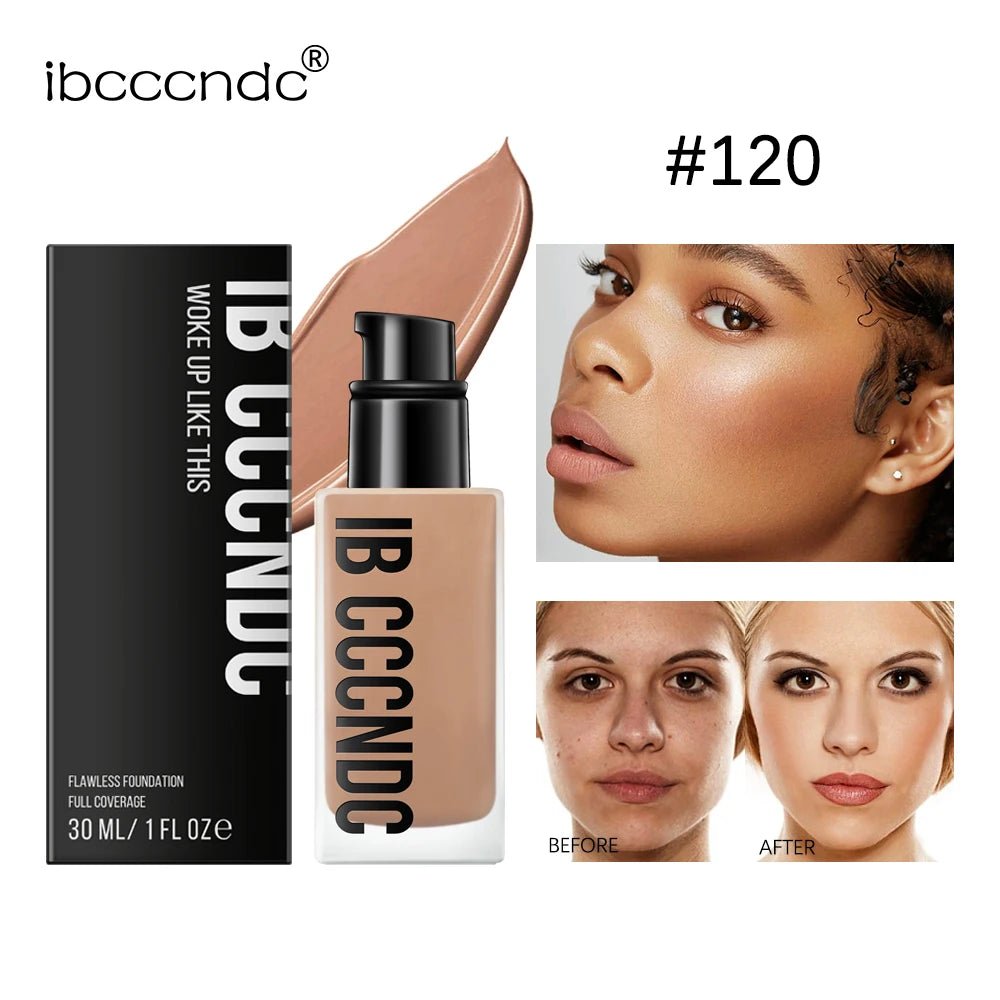 Make Up Foundation Cream for Face High Coverage Foundation Foundations Makeup Waterproof Korean Makeup Base Cosmetic Mist Cc Bb - TheGlamTrend200001176:200006152COLOR 120COLOR 120Make Up Foundation Cream for Face High Coverage Foundation Foundations Makeup Waterproof Korean Makeup Base Cosmetic Mist Cc Bb