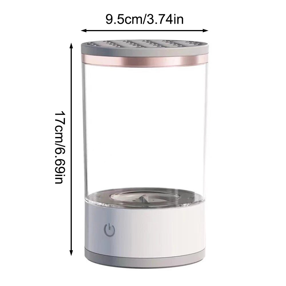 Makeup Brush Cleaner Is An Automatic Rotating Brush Cleaner For Deep Cleaning One Click Operation Is Suitable For All Makeup - TheGlamTrend14:29WHITEMakeup Brush Cleaner Is An Automatic Rotating Brush Cleaner For Deep Cleaning One Click Operation Is Suitable For All Makeup