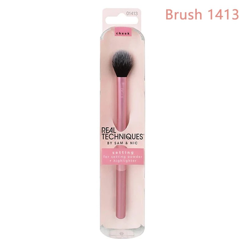 Makeup Brushes Tool Set Cosmetic Powder Eye Shadow Foundation Blush Blending Beauty Make Up Real Techniques Brush - TheGlamTrend200007787:1052Brush 1413Brush 1413Makeup Brushes Tool Set Cosmetic Powder Eye Shadow Foundation Blush Blending Beauty Make Up Real Techniques Brush