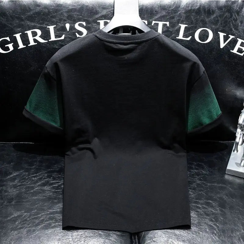 Male Tees Shirts Alphabet Print Tops Black Heather Men's T-shirt Cheap Clothes And High Quality Harajuku Fashion Wholesale Hot - TheGlamTrend14:771Black T-shirt;5:100014066MBlack T-shirtMMale Tees Shirts Alphabet Print Tops Black Heather Men's T-shirt Cheap Clothes And High Quality Harajuku Fashion Wholesale Hot